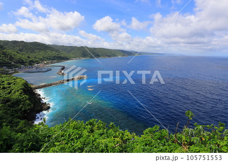 茅打バンタから望む絶景 茅打バンタから望む絶景 105751553
