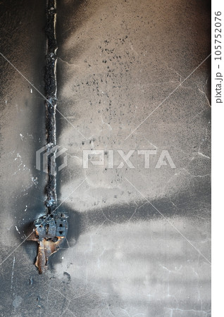power plug electricty burn on brick wall texture background power plug electricty burn on brick wall texture background 105752076
