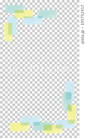 Watercolor style tile pattern background material 105752417
