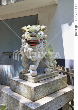 銀杏岡八幡神社の狛犬( 東京都台東区) 銀杏岡八幡神社の狛犬( 東京都台東区) 105752446