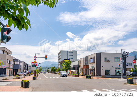 富良野駅前 東5条通 幸町 富良野駅前 東5条通 幸町 105757822