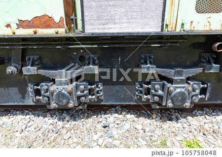 立山砂防トロッコ、旧型デーゼル機関車⑤ 105758048