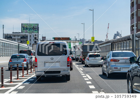 《東京都》交通渋滞・首都高速ラッシュアワー 《東京都》交通渋滞・首都高速ラッシュアワー 105759349