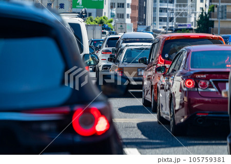 《東京都》交通渋滞・首都高速ラッシュアワー 105759381