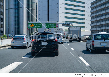 《東京都》交通渋滞・首都高速ラッシュアワー 105759387