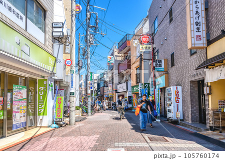 東京都大田区の都市風景 御嶽山駅 東京都大田区の都市風景 御嶽山駅 105760174