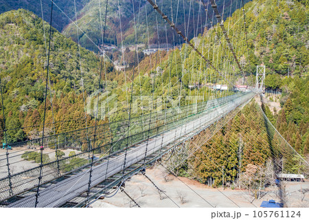 谷瀬の吊り橋【十津川村・奈良県】 105761124