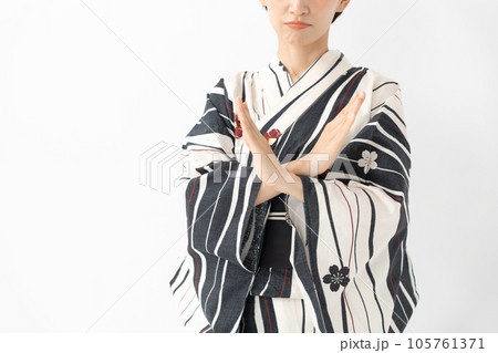 浴衣の女性 バツ 浴衣の女性 バツ 105761371