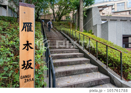 東京都港区麻布台の雁木坂 東京都港区麻布台の雁木坂 105761788