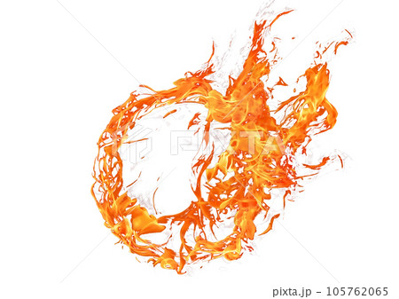 抽象的な炎のイラスト 抽象的な炎のイラスト 105762065