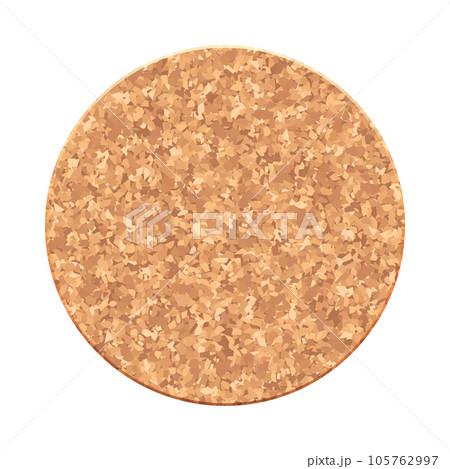 Mockup of a cork coaster for hot and alcohol 105762997