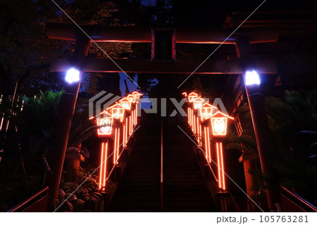 中司孫太郎稲荷神社の灯篭06 中司孫太郎稲荷神社の灯篭06 105763281