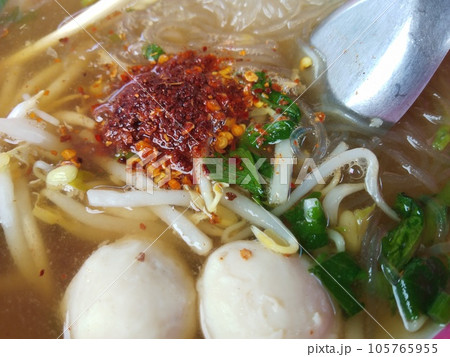 Noodles, Vermicelli in Clear Soup Noodles, Vermicelli in Clear Soup 105765955