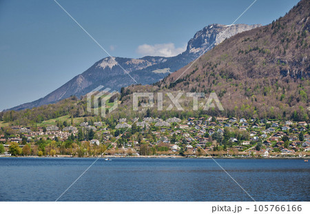 A landscape around Lake Annecy, Haute-Savoie, France. 105766166