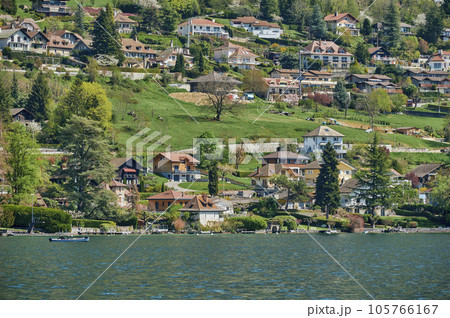 A landscape around Lake Annecy, Haute-Savoie, France. A landscape around Lake Annecy, Haute-Savoie, France. 105766167