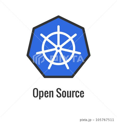 Kubernetes Development and Environment Icon Showing Aspect 105767511