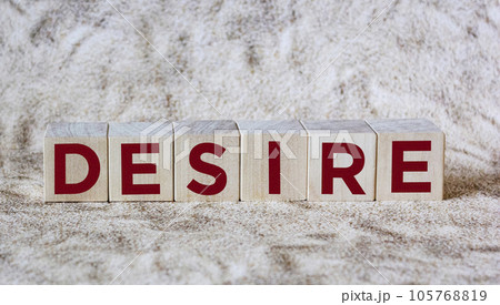 WISH written on wooden blocks and light background. Personal growth and education. WISH written on wooden blocks and light background. Personal growth and education. 105768819