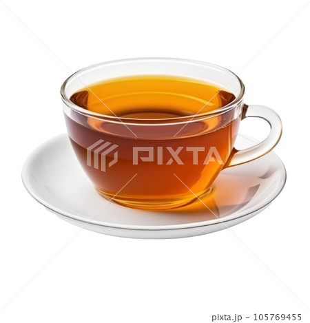Hot tea cup isolated Hot tea cup isolated 105769455
