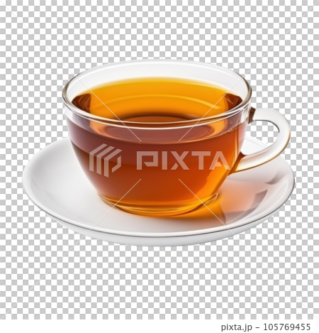 Hot tea cup isolated Hot tea cup isolated 105769455