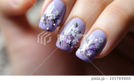 Female hands with stylish manicure Female hands with stylish manicure 105769800