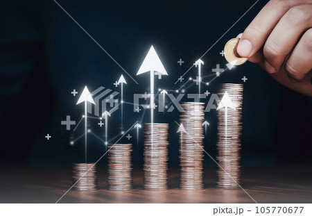 Financial growth, Interest rate increase, Interest rate financial 105770677