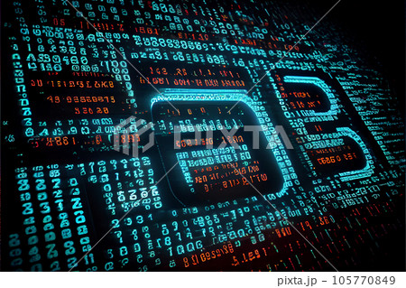 Big data visualization. Network connection structure 105770849