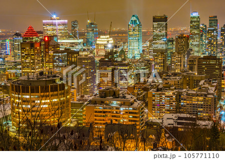 モントリオールの夜景(コンディアロンク) モントリオールの夜景(コンディアロンク) 105771110