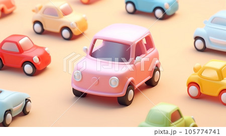 Tiny Cute 3D Car: A Miniature Delight Tiny Cute 3D Car: A Miniature Delight 105774741