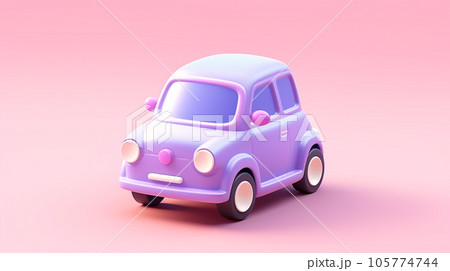 Tiny Cute 3D Car: A Miniature Delight Tiny Cute 3D Car: A Miniature Delight 105774744