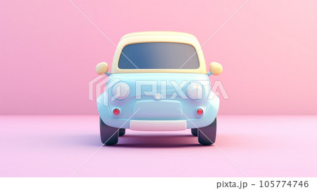 Tiny Cute 3D Car: A Miniature Delight Tiny Cute 3D Car: A Miniature Delight 105774746
