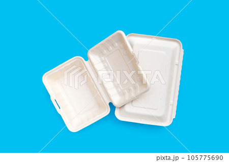 Food boxes made of paper or plant fiber Food boxes made of paper or plant fiber 105775690