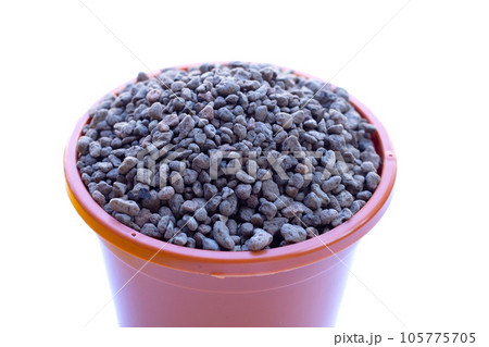 Pumice pebbles or volcanic rock 105775705