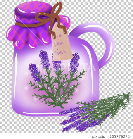 lavender herbal relax cartoon lavender herbal relax cartoon 105776270