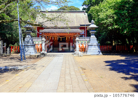息栖神社参道と社殿 息栖神社参道と社殿 105776746
