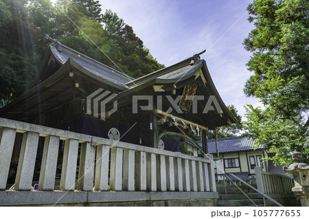 福井　毛谷黒龍神社　拝殿　福井県福井市 105777655