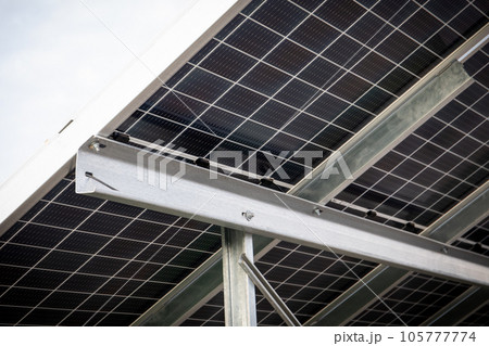Metal constructions. Solar power plant. Alternative source of electricity Metal constructions. Solar power plant. Alternative source of electricity 105777774