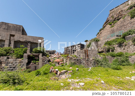 長崎 軍艦島(端島)島内 長崎 軍艦島(端島)島内 105780121