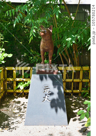 藏前神社の元犬像(東京都台東区蔵前) 藏前神社の元犬像(東京都台東区蔵前) 105780214