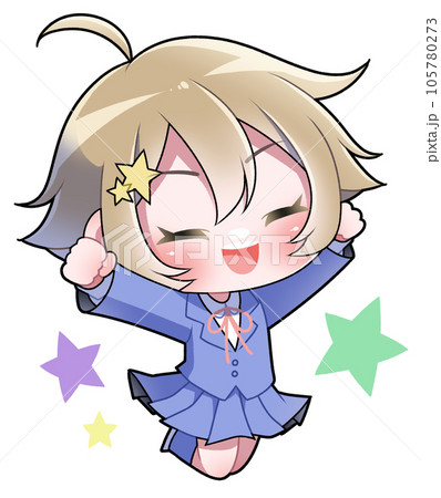 ジャンプする制服ガール02 105780273