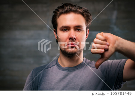 Young handsome man portrait 105781449