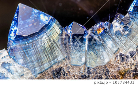 photo of sapphire texture with crystal structure photo of sapphire texture with crystal structure 105784433