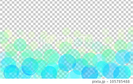 Polka dot pattern painted in watercolor 105785488