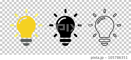 light bulb tips inspiration vector illustration light bulb tips inspiration vector illustration 105786351