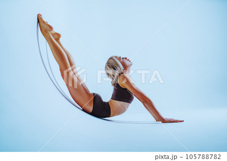 Young woman gymnast 105788782