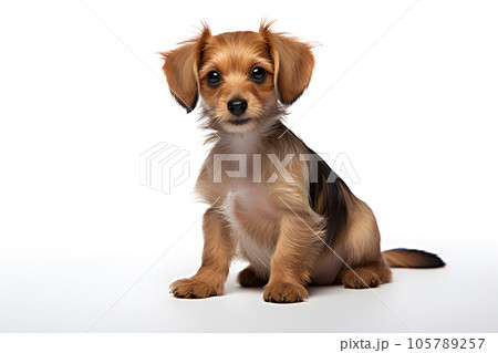 isolated dog on white background Generative AIのイラスト素材 [105789257] - PIXTA