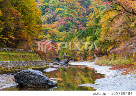 湯瀬渓谷(秋) 湯瀬渓谷(秋) 105789484
