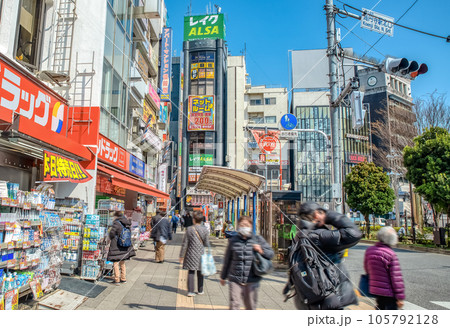 東京の都市風景 高円寺駅 東京の都市風景 高円寺駅 105792128