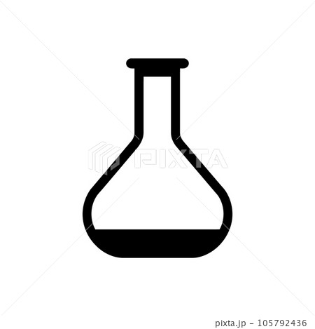 Lab flask icon 105792436