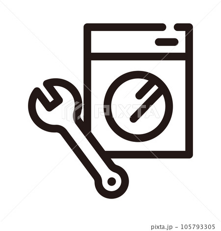 洗濯機 修理 アイコン 洗濯機 修理 アイコン 105793305