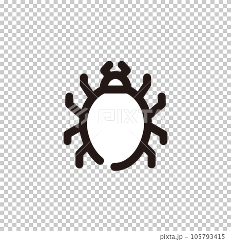 Mite allergy icon 105793415